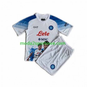 Koszulka SSC NAPOLI Face Game Minjae 3 Dziecięcy Domowe Stroje Piłkarskie 2022/23 Krótki Rękaw